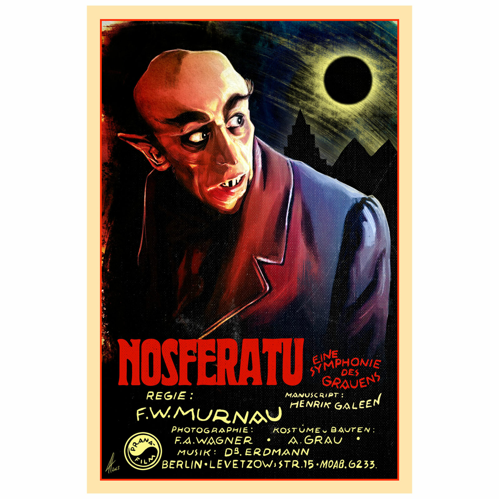 Nosferatu Poster by Joel Herrera PosterSpy Store