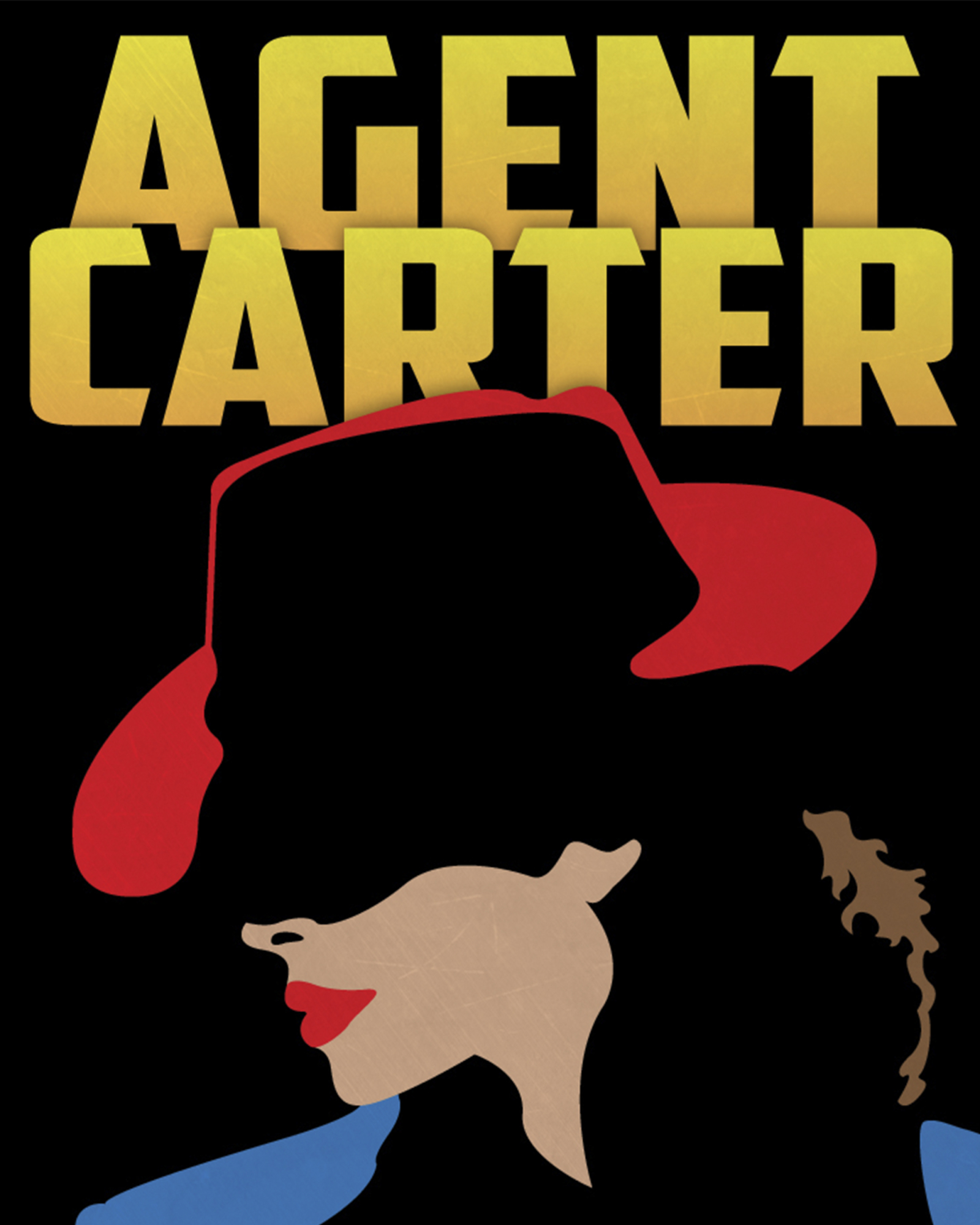 Marvel S Agent Carter Inspired Poster Minimalist Fan Art Posterspy