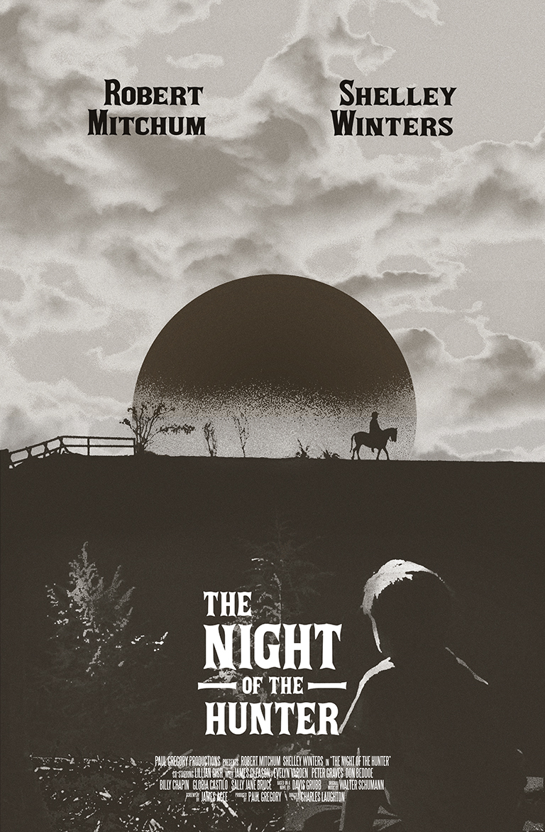 Resultado de imagem para night of the hunter poster