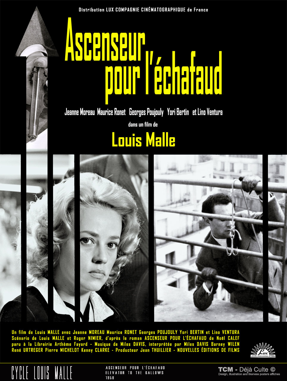 The Louis Malle Collection - Vol. 1 - ASENSEUR POUR L'ECHAFAUD (Elevator to  the Gallows) - 1958 LE FEU FOLLET (A Time to Live and a Time to Die) - 1963  LES