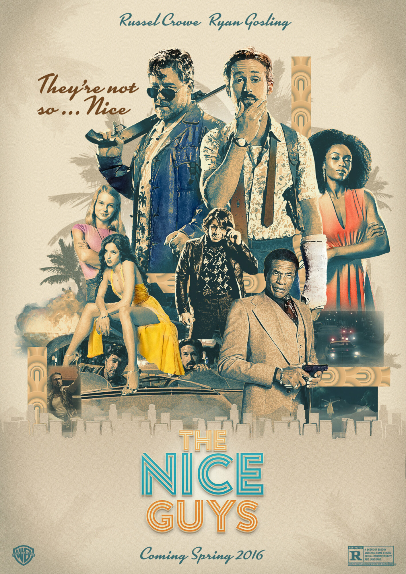 The Nice Guys 2016 Poster | vlr.eng.br