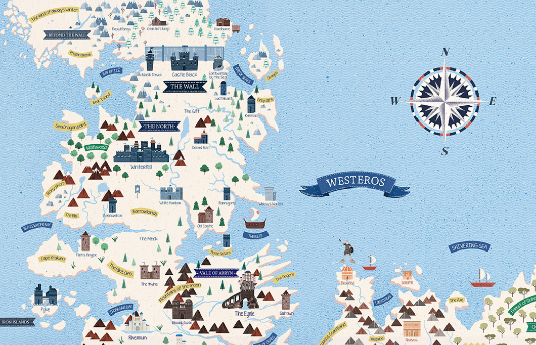 Westeros And Essos Map Posterspy