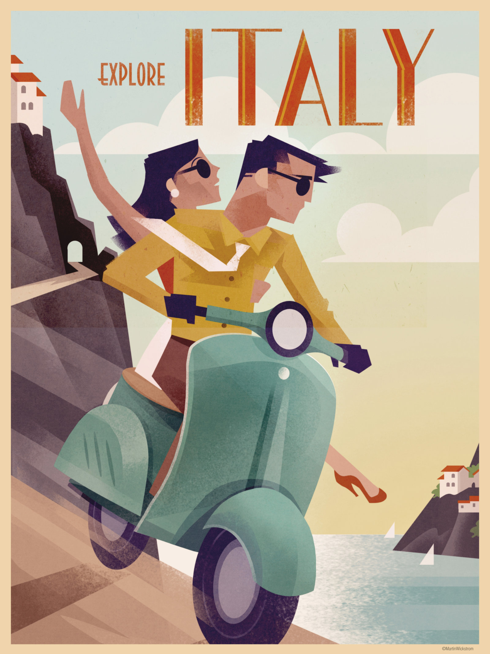 travel poster italy