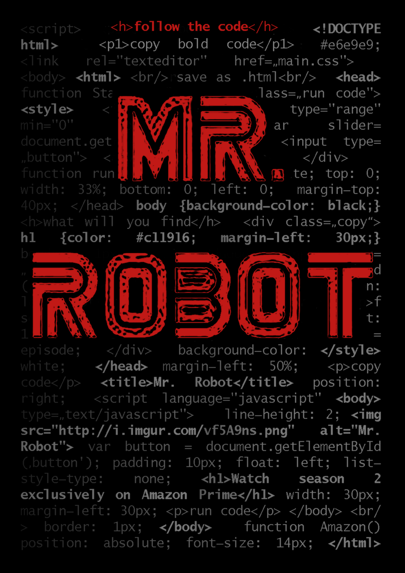 New Character Posters Give First Glimpse Of 'Mr. Robot' Season 2