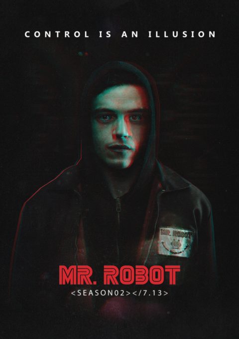 Mr. Robot – Control Is An Illusion (Alternative Poster)