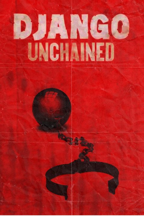 Django Unchained minimalist poster