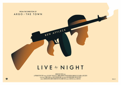 LIVE BY NIGHT Poster Art