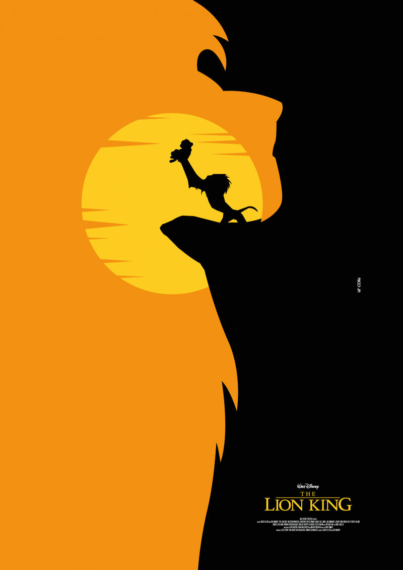 THE LION KING Poster Art Poster By Rico Jr