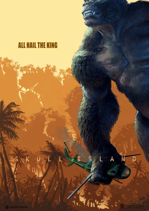 Kong: Skull Island Illustrated Poster (Ver. 2)