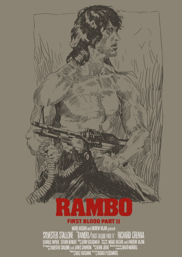 Rambo First Blood Part Ii Posterspy