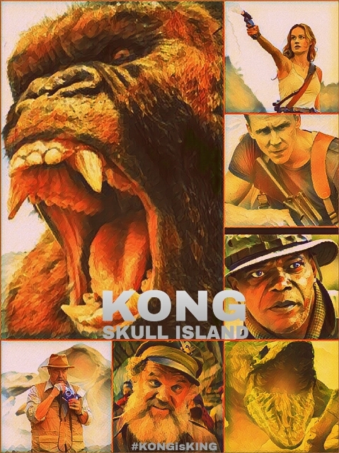 Kong: Skull Island-All-Star Poster by Charlieman