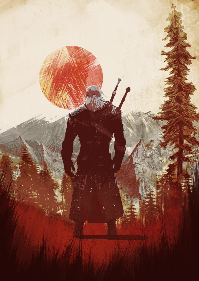 Witcher 3 Game Artwork | Poster By Iamloudness