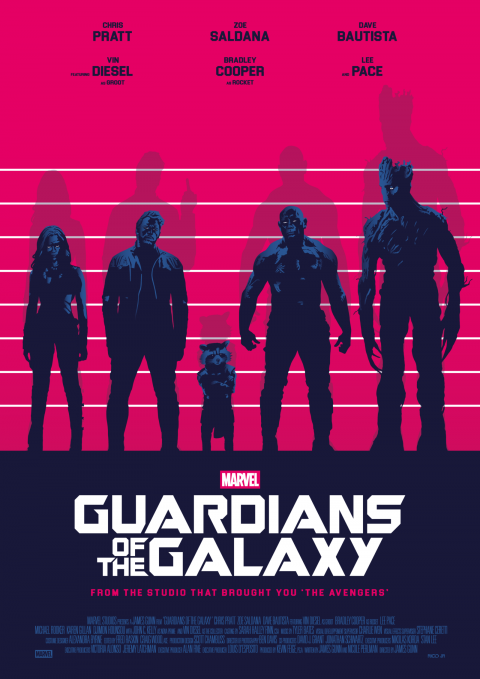 USUAL GUARDIANS OF THE GALAXY Poster Art