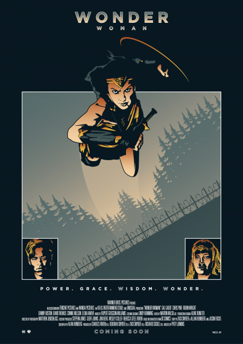 WONDER WOMAN Tribute Poster