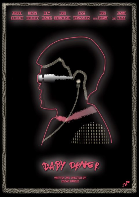 Baby Driver – Neon Poster
