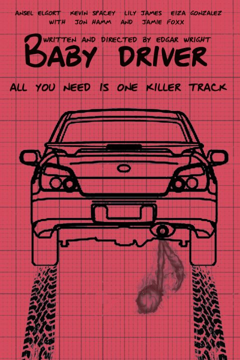 Baby Driver alternative poster