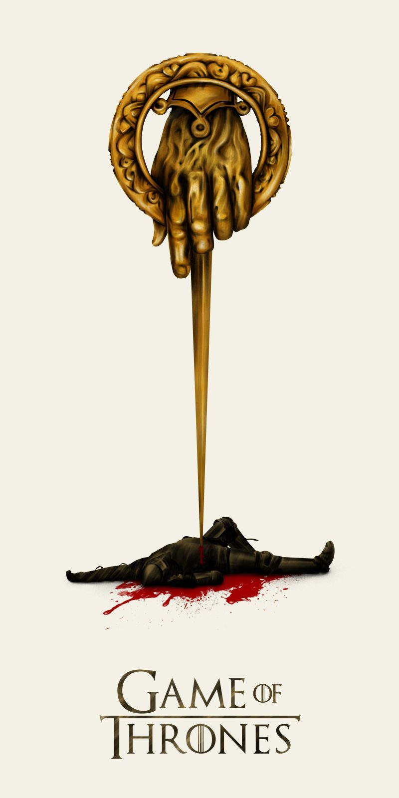 Game Of Thrones Hand Of The King Poster By Benedict Woodhead