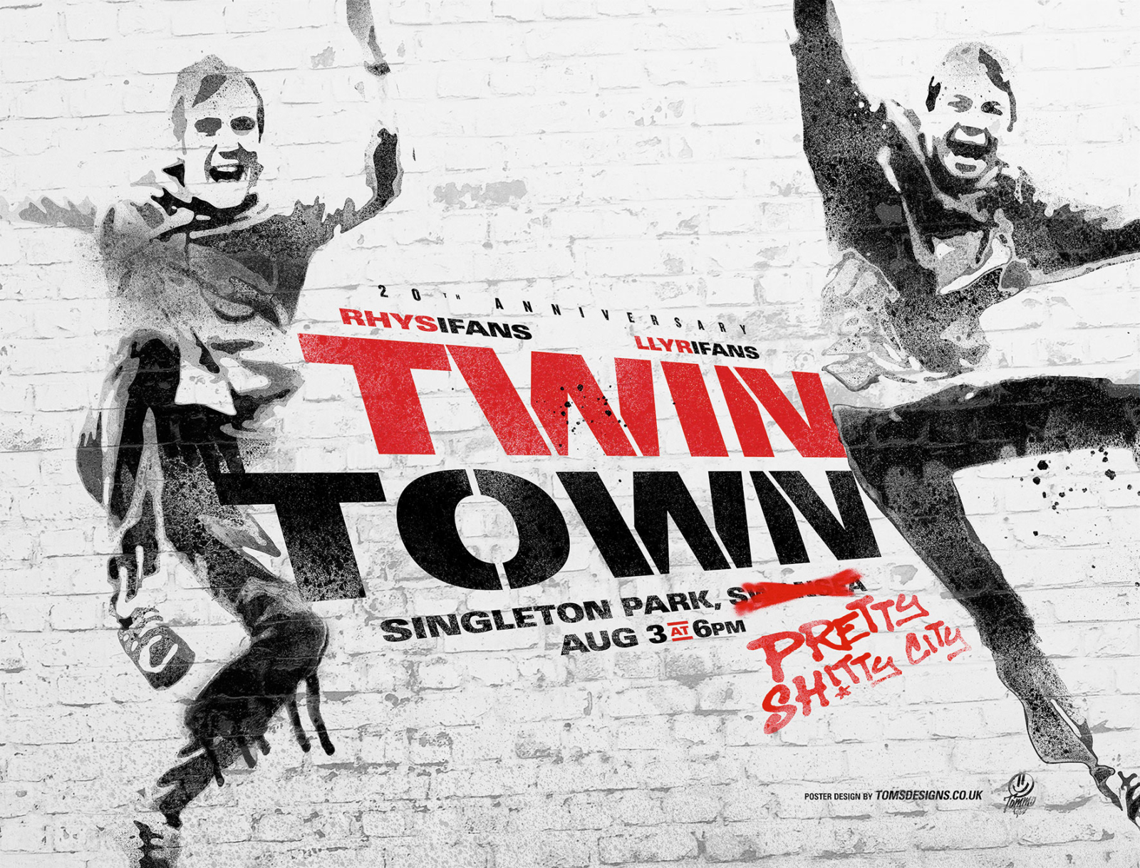 Twin Town 20th Anniversary | Poster By Tommo