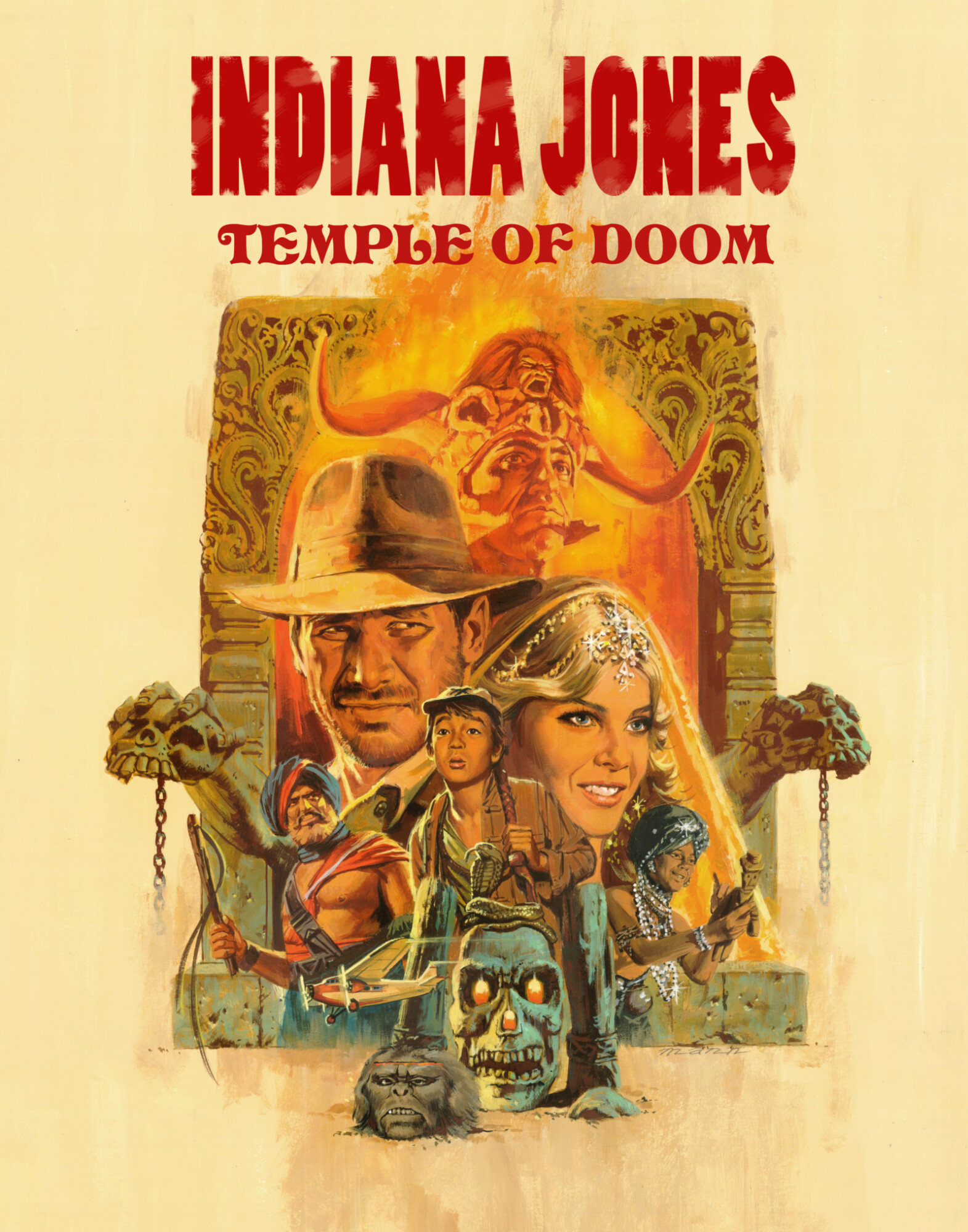 Indiana Jones And The Temple Of Doom Poster