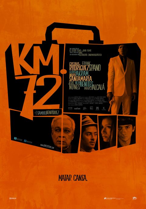 Póster alternativo para largometraje “Km. 72” (2015).