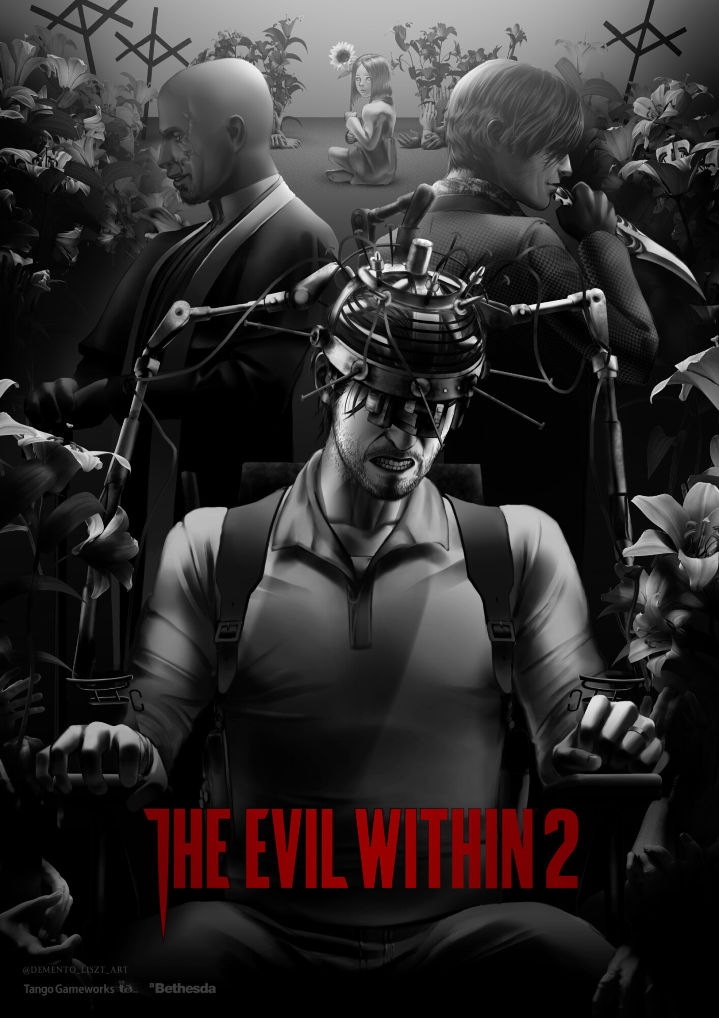 A Field Of Lilys The Evil Within 2 Poster Posterspy