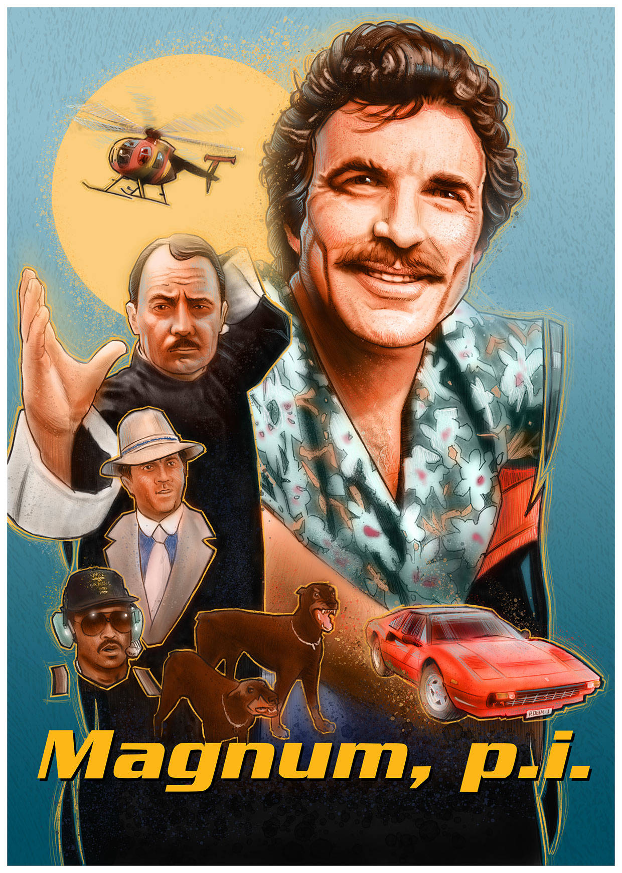 Magnum P.I. | Poster By Colinmurdoch