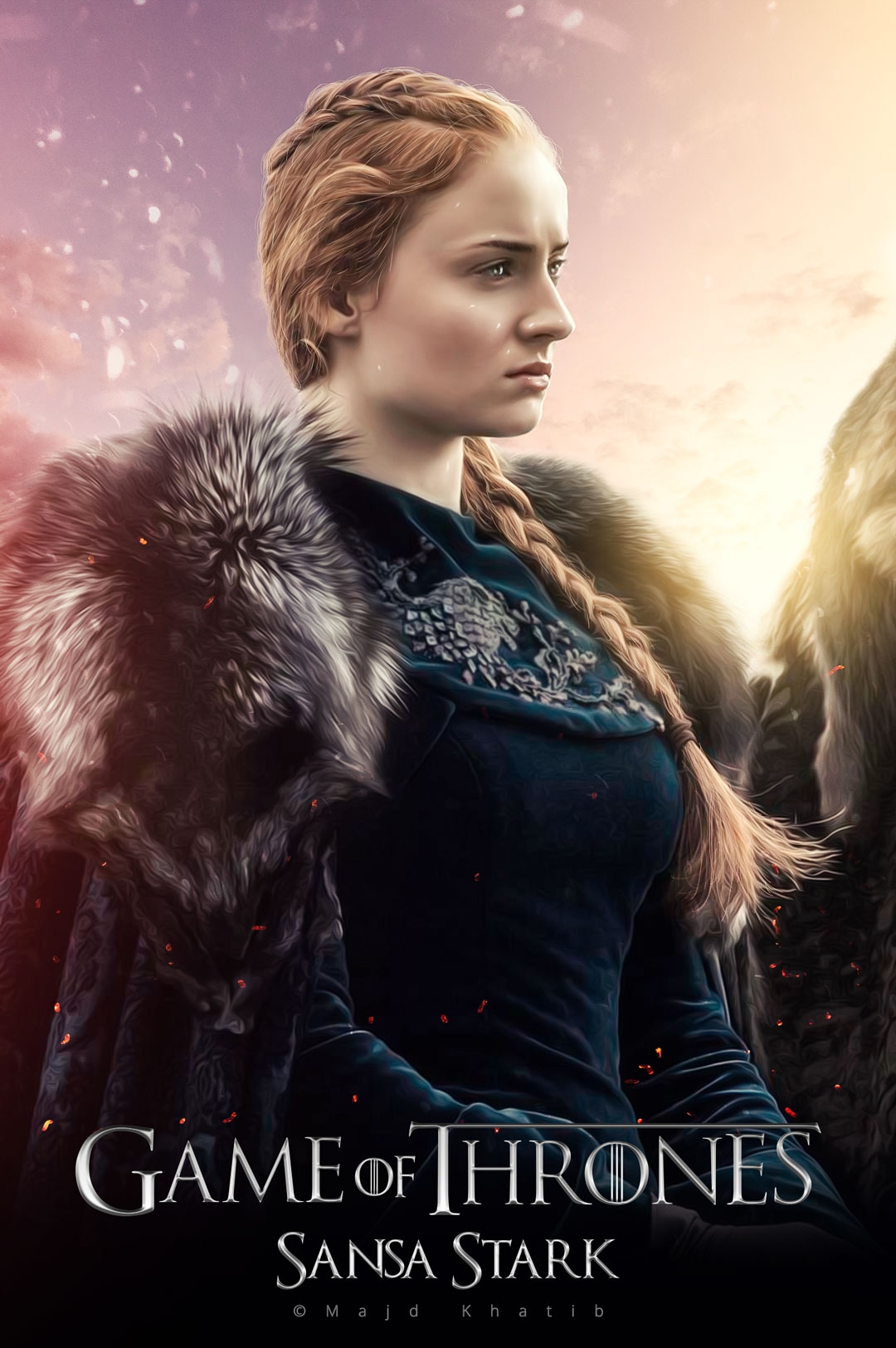 Game Of Thrones - Sansa Stark | Poster By Majd Khatib