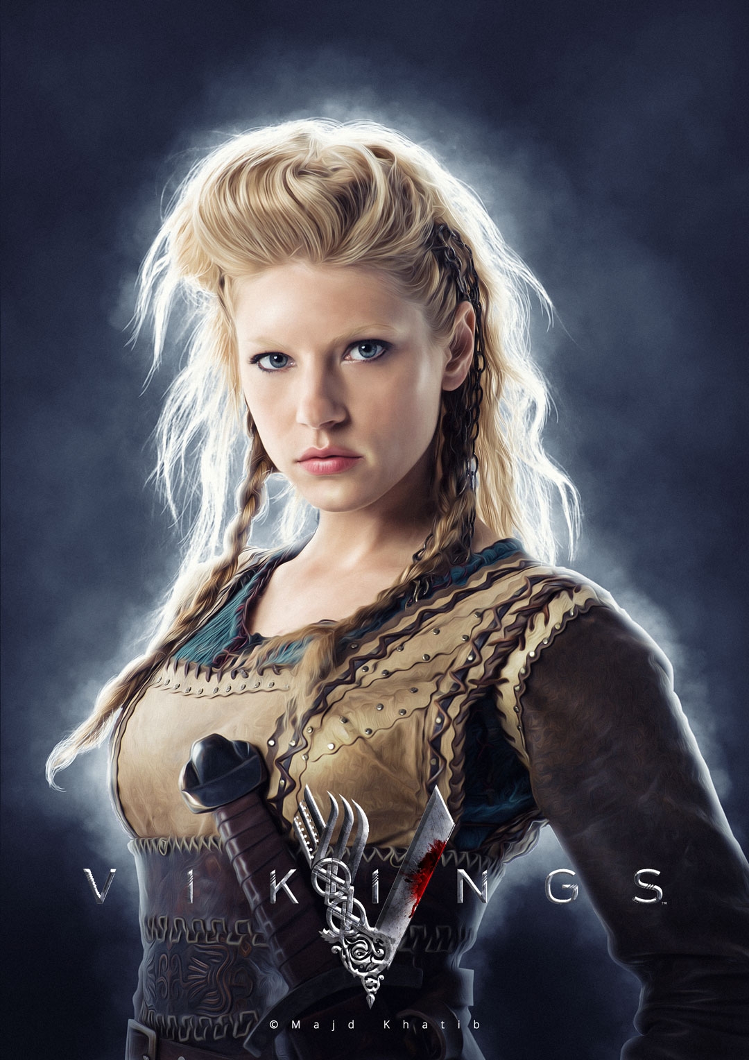 Vikings - Lagertha | Poster By Majd Khatib