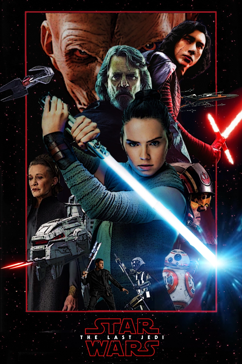 New Star Wars: The Last Jedi Character Movie Posters