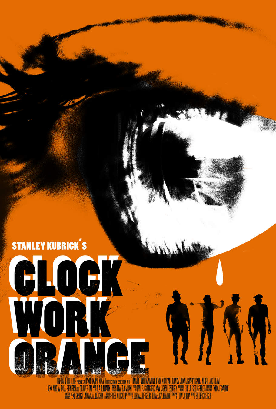 clockwork orange poster designer