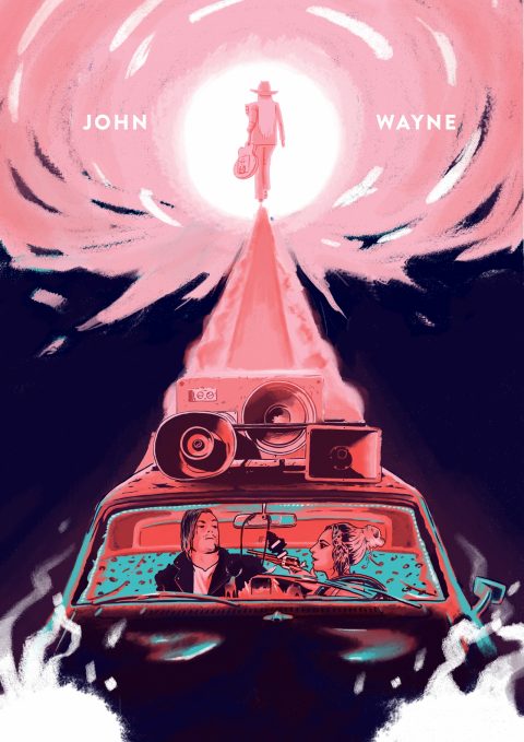 Lady Gaga / John Wayne (2017) – poster