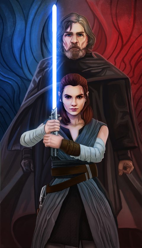 Luke and Rey