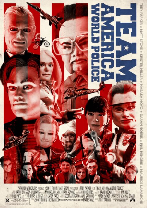 Team America Retro Film Poster