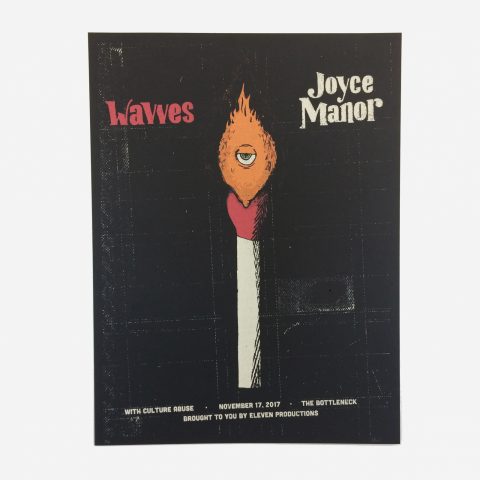 Wavves & Joyce Manor Gig Poster