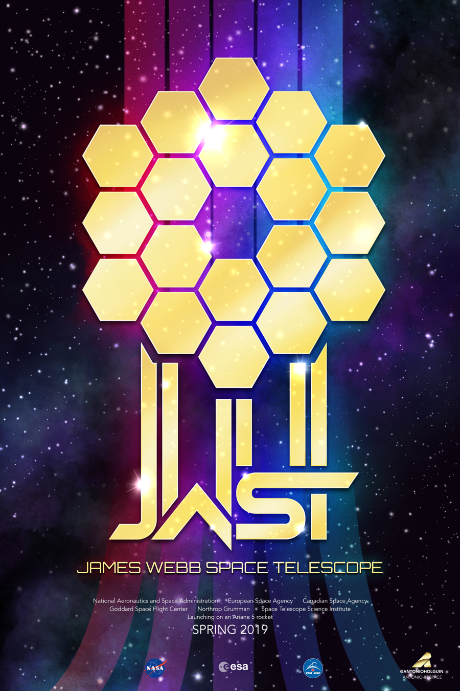 JWST - James Webb Space Telescope - PosterSpy