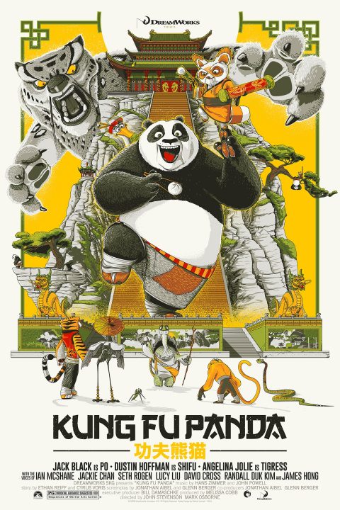 Kung Fu Panda Poster By BarbarianFactory