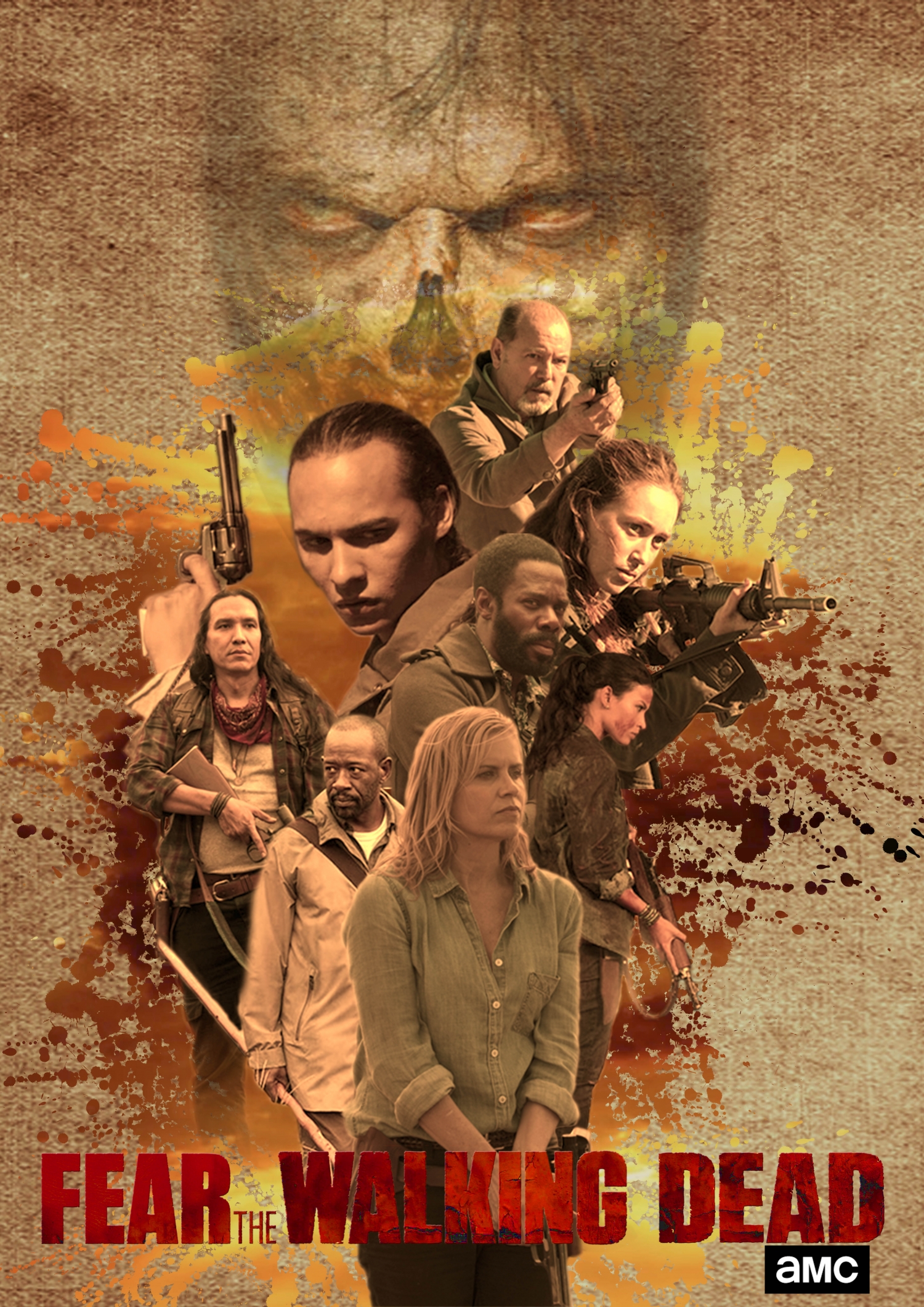 My first FEAR TWD poster with its final season and there is more