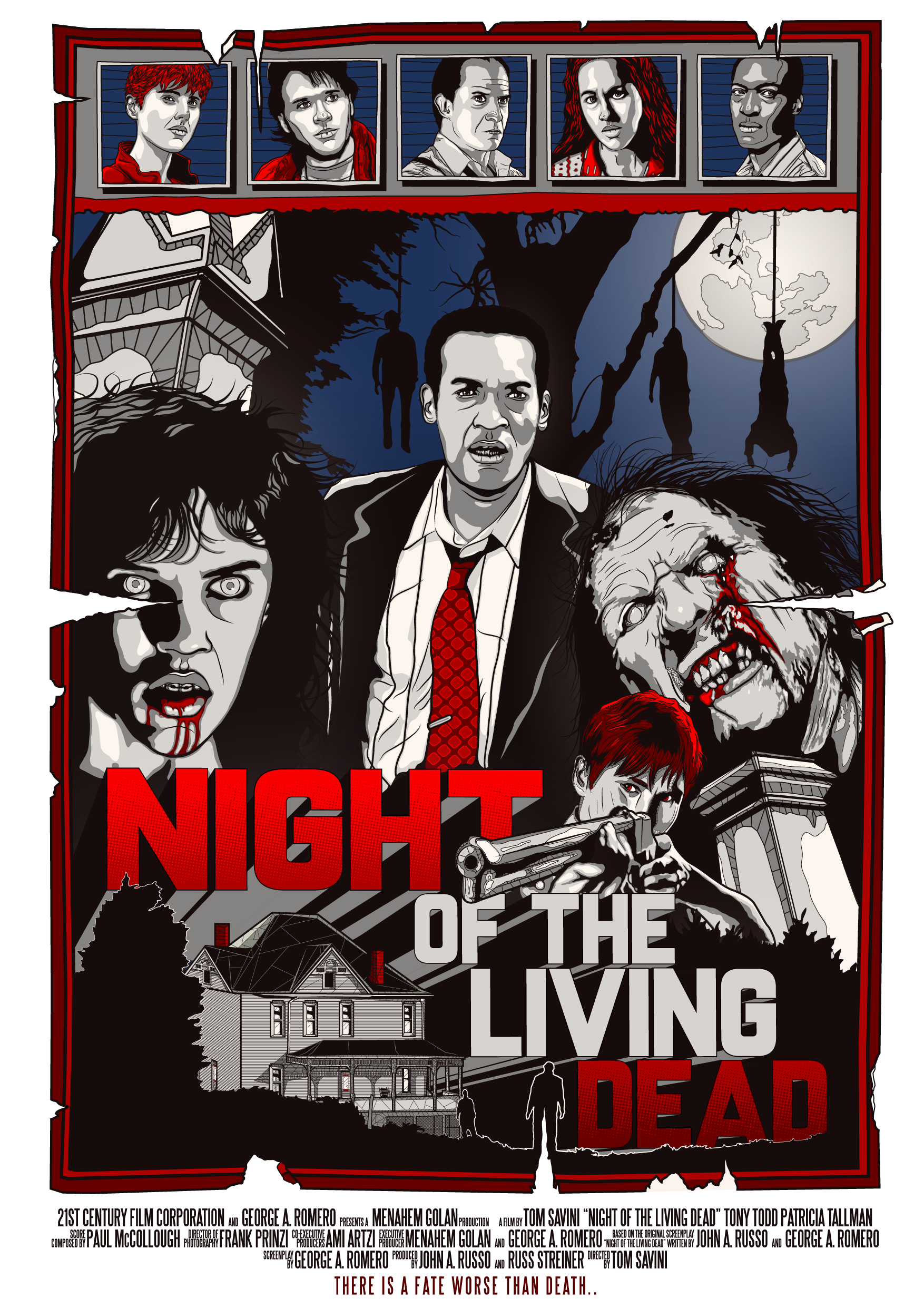 Night of the Living Dead 1990 - PosterSpy