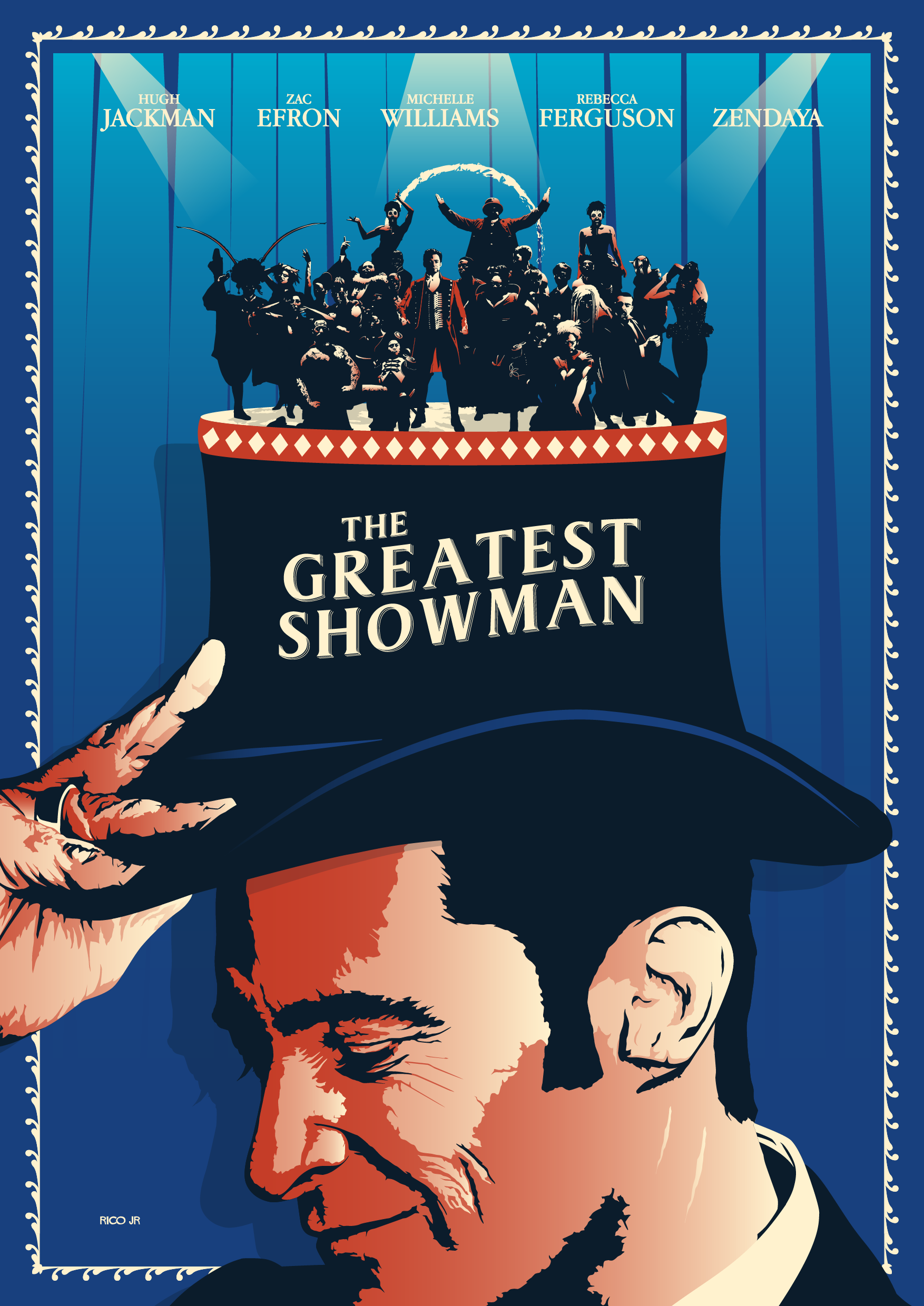 THE GREATEST SHOWMAN Poster Art PosterSpy