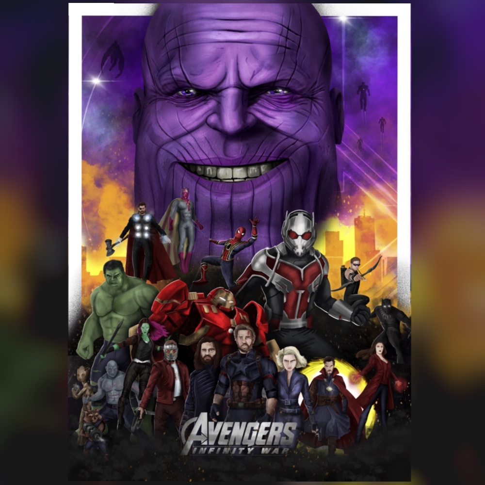 Marvels Avengers Infinity War Print Poster - PosterSpy