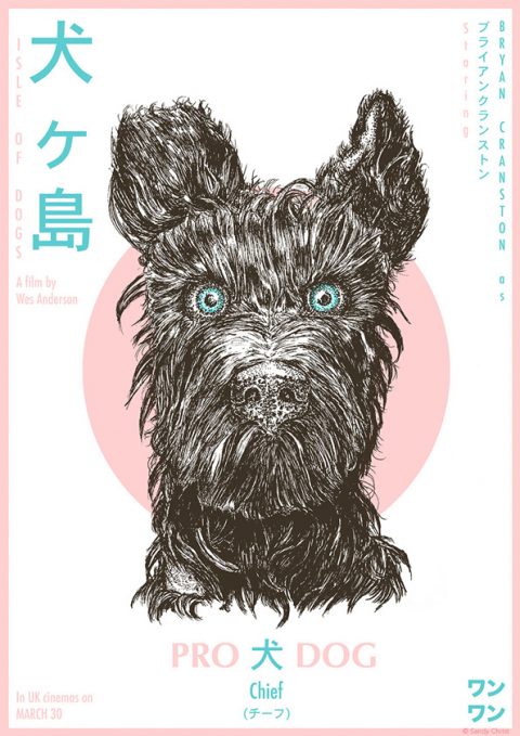 Isle of Dogs Movie Poster – Chief