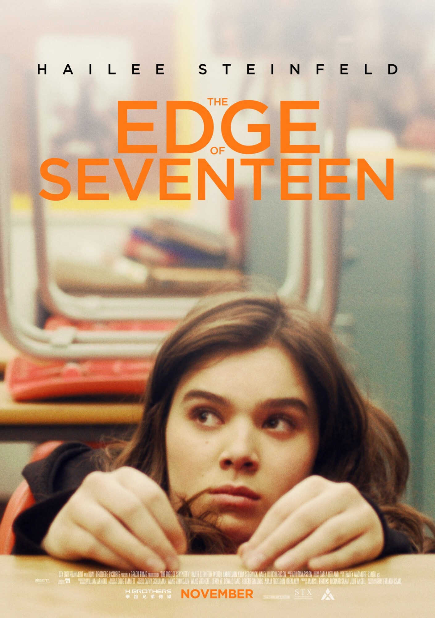 Image result for the edge of seventeen poster