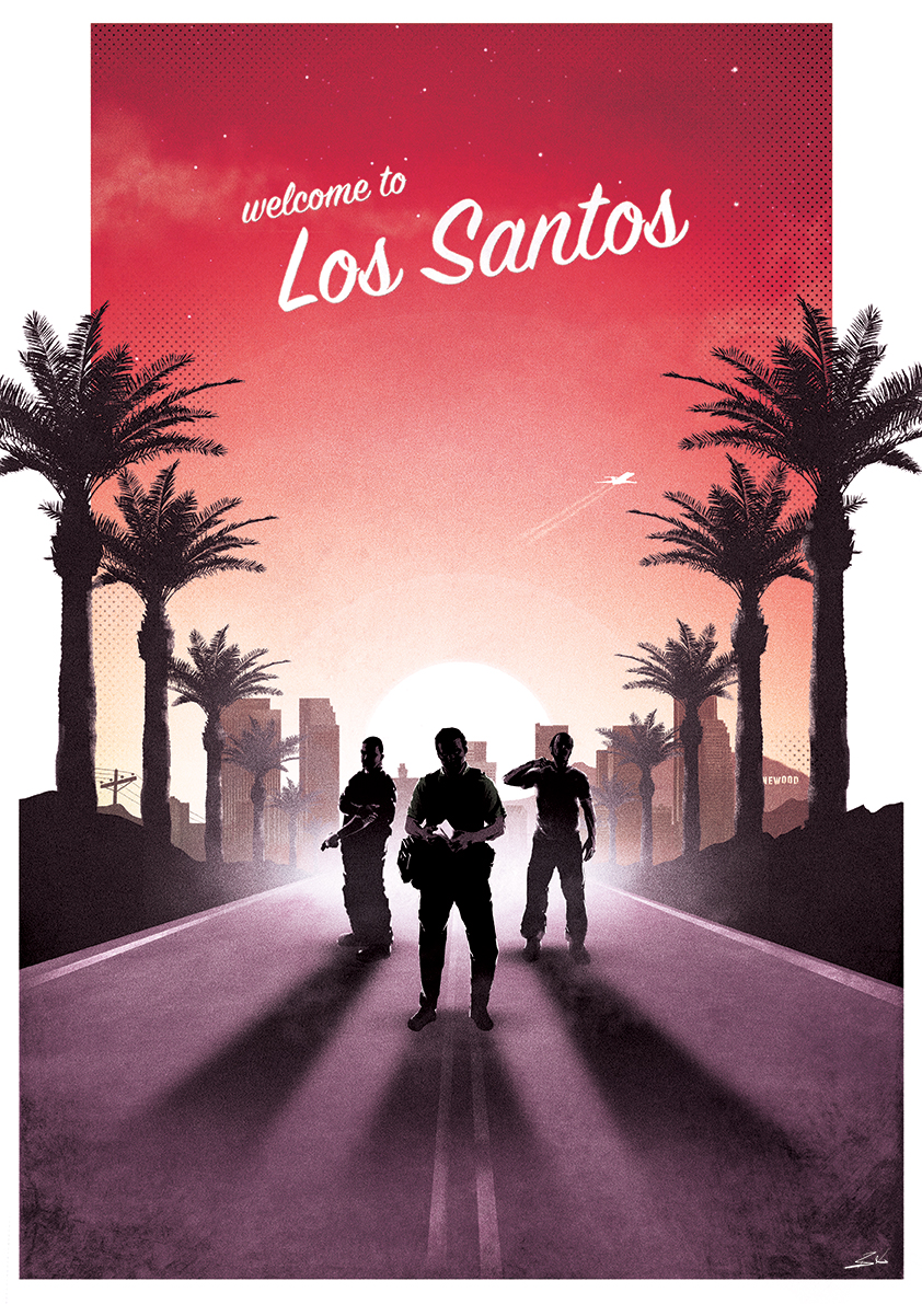 Los Santos Map | Poster