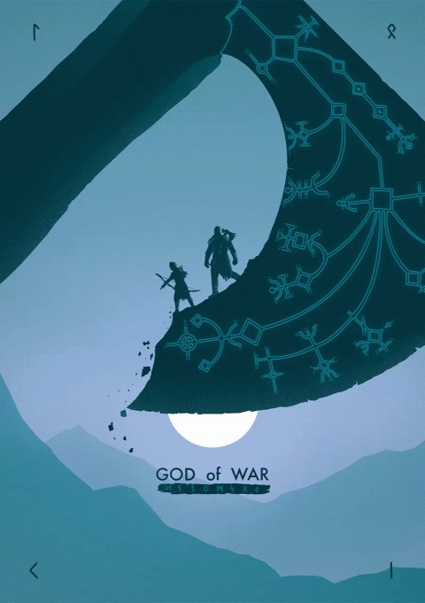 God of War Animated Poster