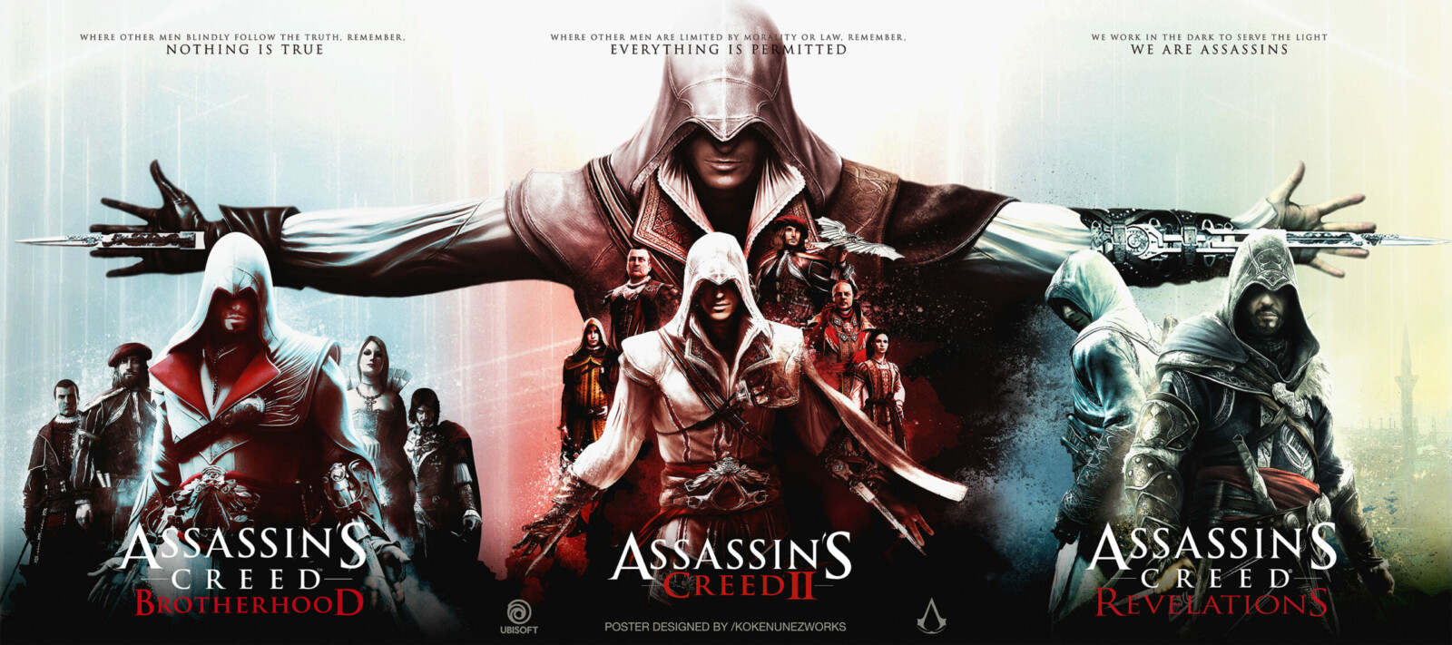 Assassin's Creed 2 - Ezio's Trilogy Alternative Poster, Koke