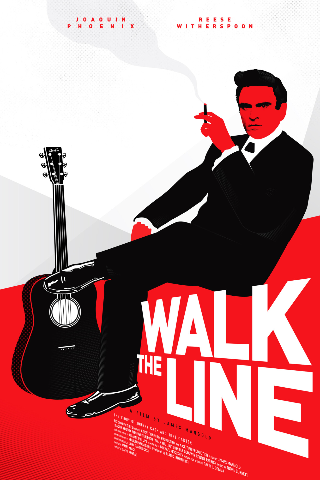 Johnny Cash Walk The Line Poster