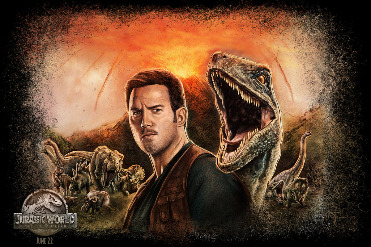 Jurassic World: Fallen Kingdom | Poster By Albertcolladoart