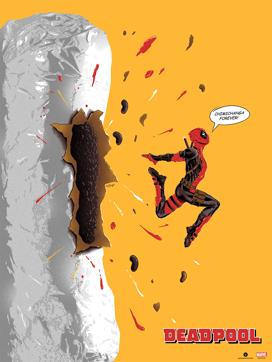 Marvel Deadpool Chimichanga Poster