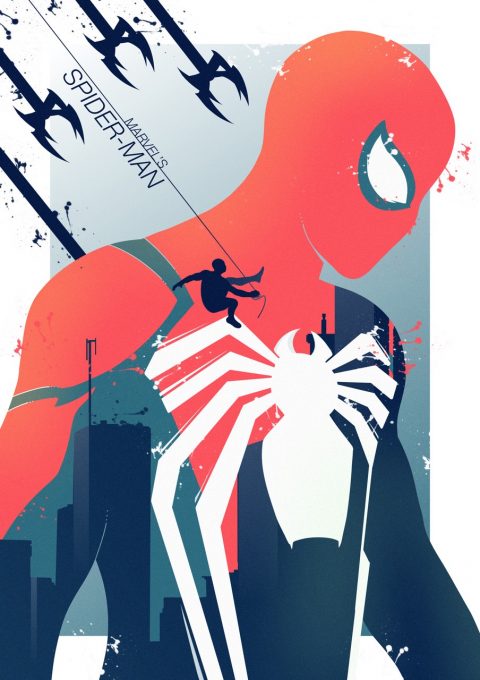 Marvel’s Spider-Man | Poster By Lazare Gvimradze