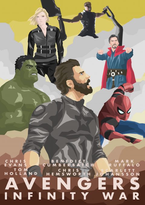 Avengers Infinity War Classic Poster